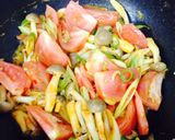 卵とトマトの豆板醤炒め作り方5写真