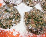 豚挽肉とたっぷりニラの餃子風ハンバーグ作り方4写真