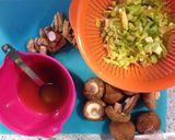 ☆セロリと椎茸のオイスター煮☆作り方1写真