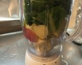 朝食にグリーンスムージー作り方1写真
