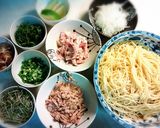 トッピングが楽しい和風冷製パスタ作り方3写真