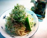 トッピングが楽しい和風冷製パスタ作り方4写真
