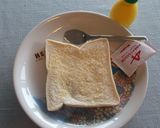 朝食にレモン風味の❀シュガートースト作り方1写真