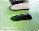 超簡単キャラ弁 ☆ えんぴつ作り方1写真