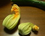 ズッキーニのフラワーコロッケ♪作り方1写真