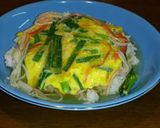簡単！ニラとカニかまの天津飯作り方7写真