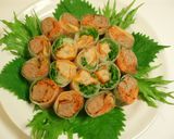 冷凍ハンバーグ＆コロッケで生春巻き♪作り方6写真
