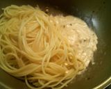 キャベツとコンビーフのクリーミィパスタ☆作り方6写真