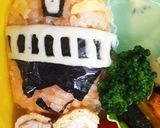簡単！トッキュウジャー6号キャラ弁☆作り方3写真