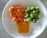 離乳食中期★レンジで★魚と野菜作り方1写真