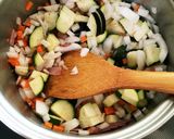 夏野菜たっぷりミネストローネ♪作り方3写真