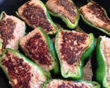 ピーマンの肉詰め照り焼き風作り方4写真