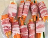 ズッキーニと人参の豚肉巻き作り方1写真