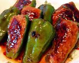 ピーマンの肉詰め照り焼き風作り方8写真