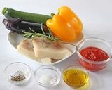 めかじきと夏野菜のソテー作り方1写真