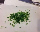 簡単朝食＊ねぎチーズオムレツ作り方1写真