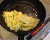 簡単朝食＊ねぎチーズオムレツ作り方6写真