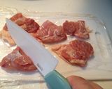 トースターで簡単!鶏の明太マヨ焼き☆作り方1写真