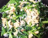捨てずに美味♫大根orかぶの葉の炒め物作り方4写真