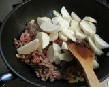かぶとスイスチャードと牛肉炒め作り方3写真