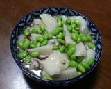 枝豆で目にも涼しいかぶの葛煮作り方4写真