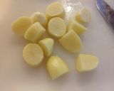 つまみ食い必須☆カレー味ポテトのフライ作り方1写真