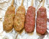 美味!BBQ炭火焼きつくねたれ黄身添え作り方8写真