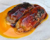 美味!BBQ炭火焼きつくねたれ黄身添え作り方12写真