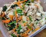 豚肉とほうれん草の胡麻和え作り方4写真
