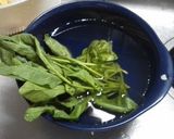麺つゆで簡単ホウレン草和え作り方1写真