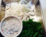 玉ねぎとしらすとしそのかき揚げ作り方1写真