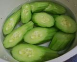 夏の定番!!畑の太い胡瓜は煮物に…作り方3写真