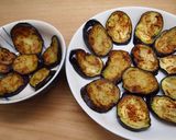 フライパンで焼き茄子のツナマヨおろし添え作り方4写真