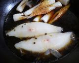 カレイとちくわの煮つけ(山椒風味)作り方4写真