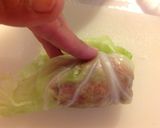 旨味詰まった餡で☆簡単和風ロールキャベツ作り方6写真