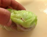 旨味詰まった餡で☆簡単和風ロールキャベツ作り方7写真