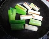 焼きネギとブロッコリーのカニあんかけ作り方2写真