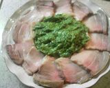 雲白肉のニラ胡麻ソース作り方9写真
