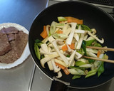牛肉といろいろ野菜の焼肉のタレ炒め作り方3写真