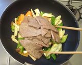 牛肉といろいろ野菜の焼肉のタレ炒め作り方4写真