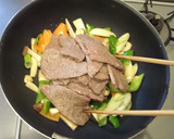 牛肉といろいろ野菜の焼肉のタレ炒め作り方4写真