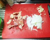 鶏肉とほうれん草とレンコンの和風パスタ作り方1写真