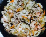 ✿エビと豚バラと彩野菜の栄養満点おかず✿作り方11写真