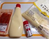 ツマミに最適‼︎明太マヨチーズ作り方1写真