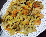✿エビと豚バラと彩野菜の栄養満点おかず✿作り方17写真