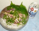 パパのかつおに味ぽんぶっかけ作り方4写真