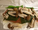 我が家の鮭のホイル焼き＋大葉にんにく醤油作り方3写真