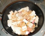 カレー風味☆ベーコンと豆腐の卵炒め作り方3写真
