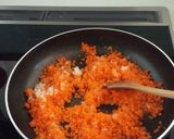 にんじん&肉味噌丼!!温玉のせ!作り方3写真