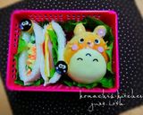 幼稚園 お弁当♡サンドイッチ トトロ作り方4写真